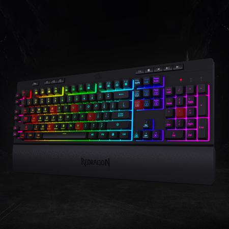 Redragon K512 Shiva Membrane RGB Gaming Keyboard