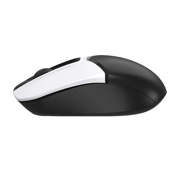 A4Tech FG12S Fstyler Silent Click Computer Wireless Mouse (Black / White)