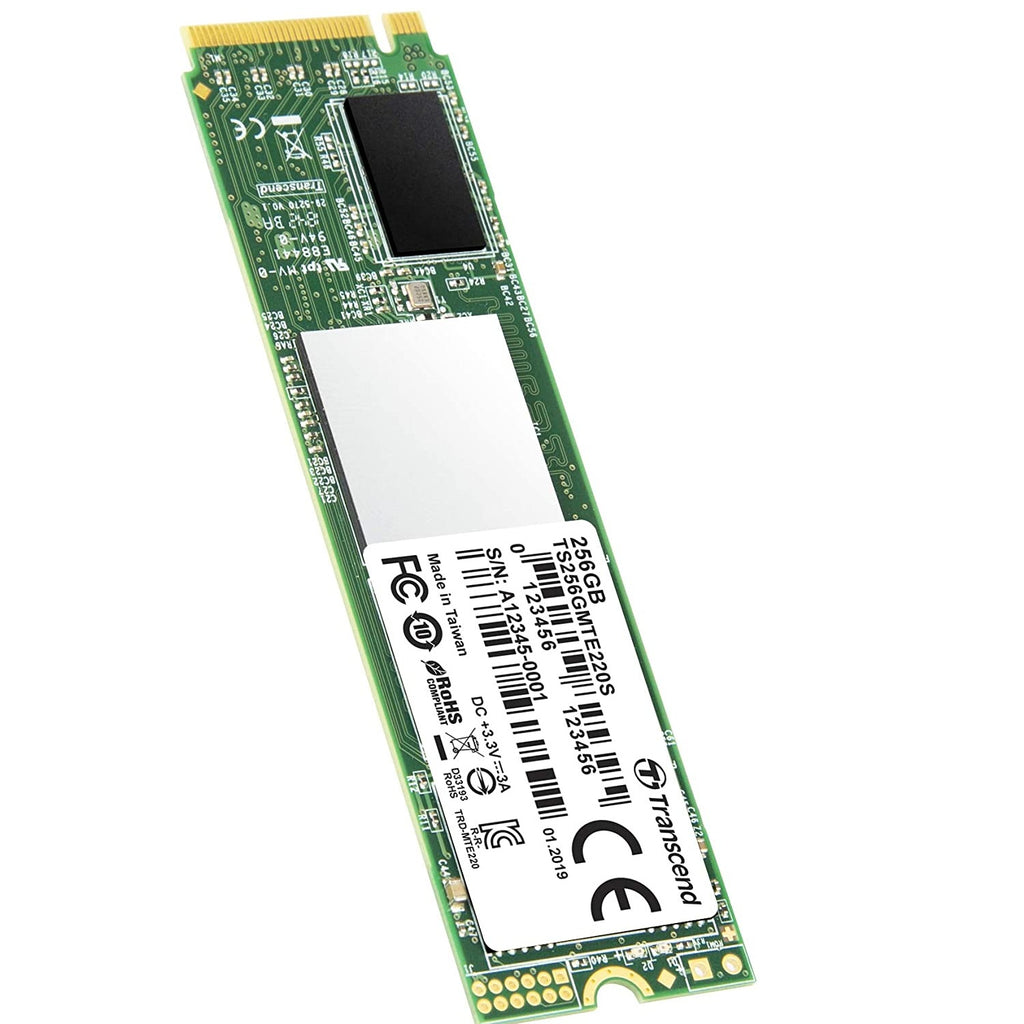 Transcend 256GB Nvme 220S M.2 (TS256GMTE220S) SSD Hard Drive
