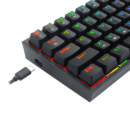 Redragon K628 Pollux 75% Wired RGB Mechanical Gaming Keyboard