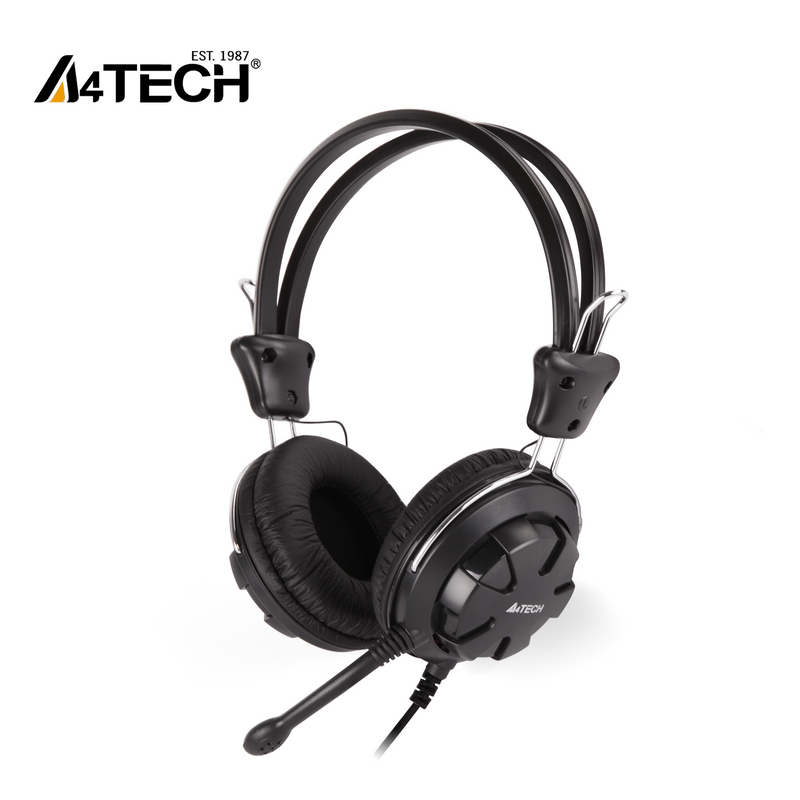 A4Tech HS-28 Stereo Noise-cancelling Mic Headphone 
