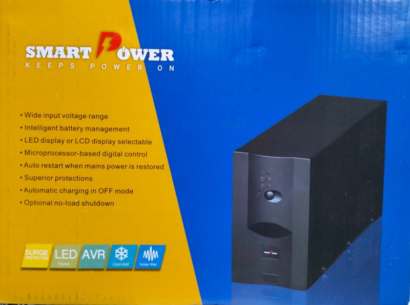 Smart Power 1000 VA Metal Short Backup UPS - SPU1000M
