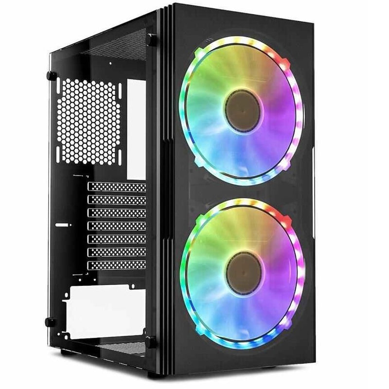 DarkFlash BF1 ATX Mid Tower Tempered Glass Gaming Pc Case