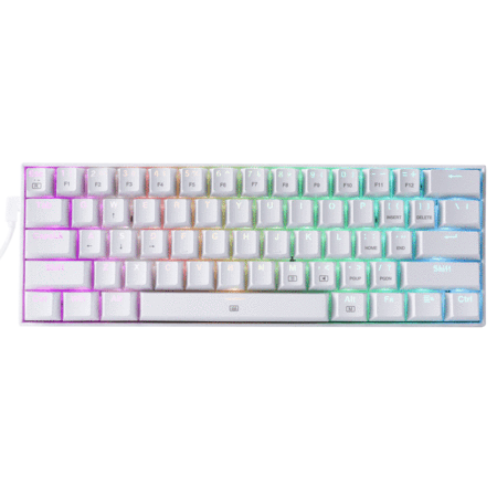 Redragon K630 RGB Wired Mechanical Gaming Keyboard (White)