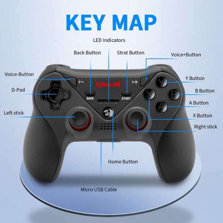 Redragon G812 Ceres Wireless Gamepad