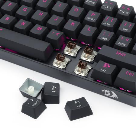 Redragon K630 Dragonborn Pink Led Backlight Mechanical Gaming Keyboard