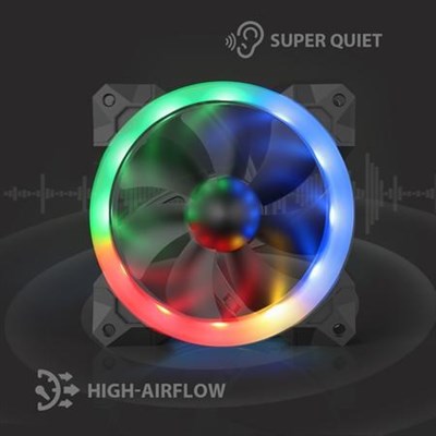 Redragon GCF008 Computer Case 120mm PC Cooling Fan