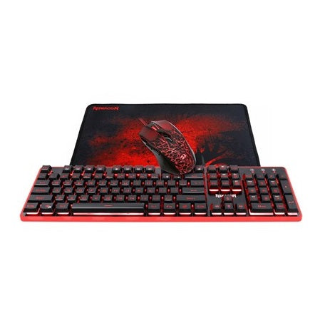 Redragon S107 Gaming Keyboard, Mouse & Large Mouse Pad 3 in 1 Combo Price in Pakistan