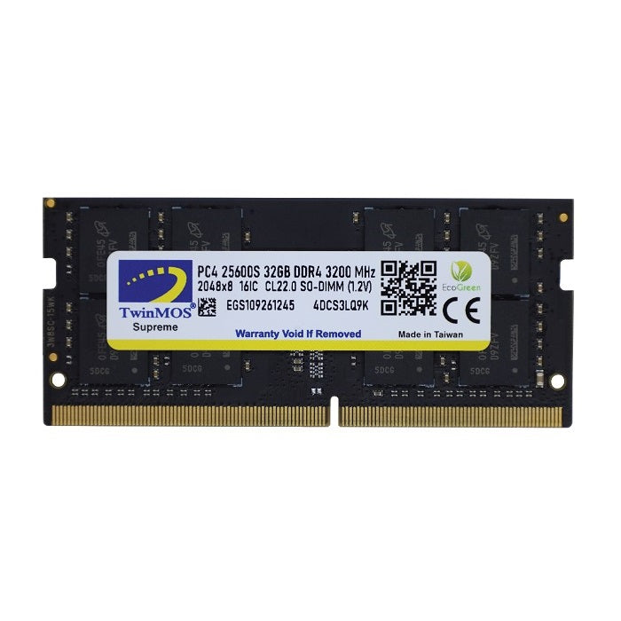 TwinMOS 3200MHz DDR4 SO-DIMM for Laptop