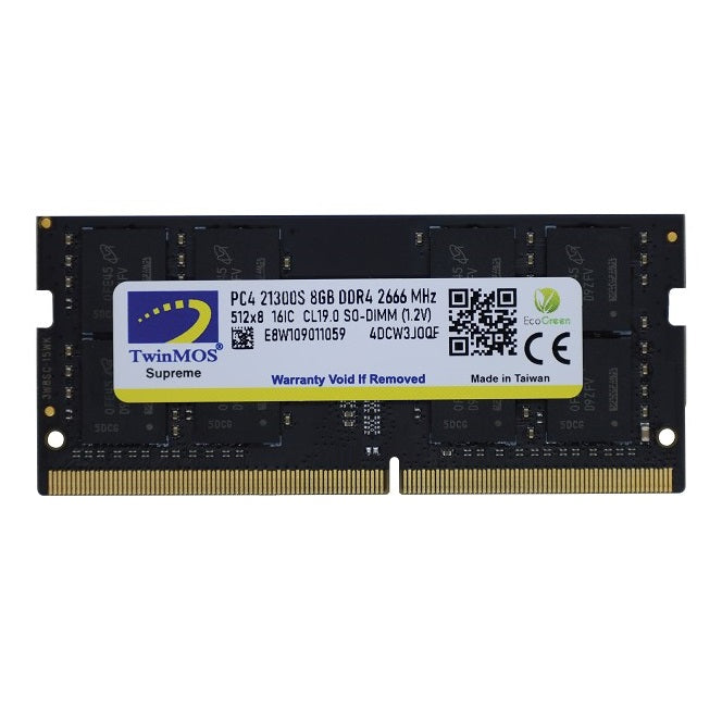 TwinMOS 2666MHz DDR4 SO-DIMM for Notebook