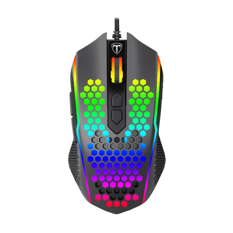 T-Dagger T-TGM310 Honeycomb RGB Gaming Mouse Black Pakistan