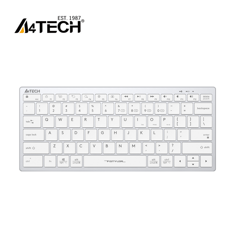 A4tech FBX51C Multi - Device Bluetooth & Wireless Computer Keyboard