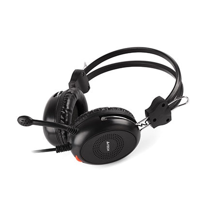 A4Tech HS-30 Noise Cancelling Mic Headphone - Black