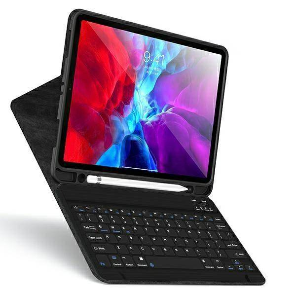 Usams US-BH642 Smart Keyboard + Cover For iPad - Black