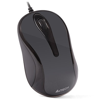 A4Tech N-350 Mini Wired Optical Computer Mouse - Grey