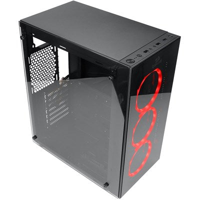 Redragon Gc605 Thundercracker 3 X RGB Led Tempered Glass Atx Gaming Pc Case