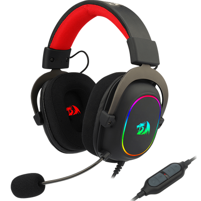 Redragon H510 Zeus-X RGB Wired Gaming Headphone - 7.1 Surround Sound USB Powered For Pcps4ns