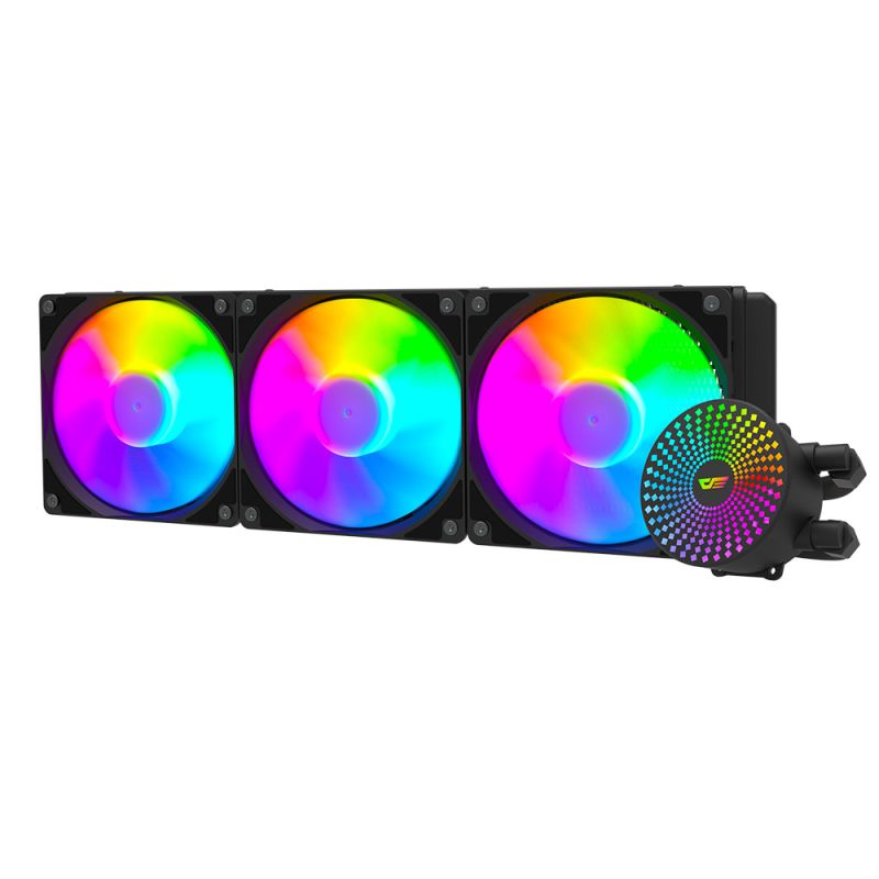 Darkflash Radiant DC-360 ARGB 360MM Liquid CPU Cooler Fan (Black)