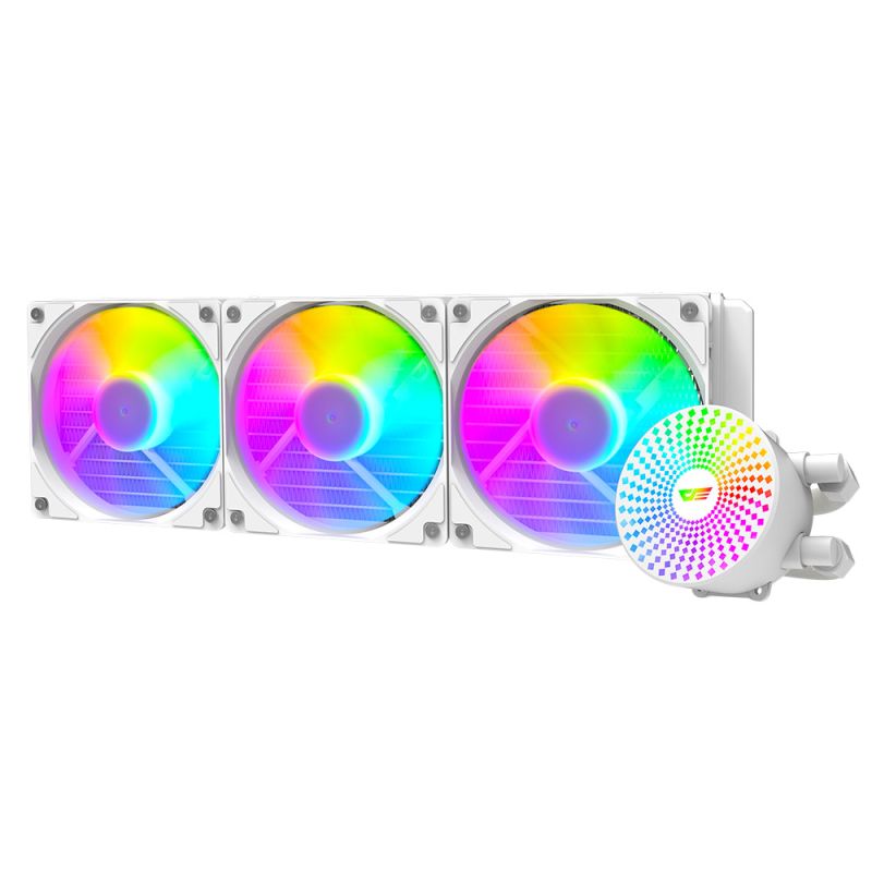 DarkFlash Radiant Dc 360 ARGB 360MM Liquid CPU Cooler Fan (White)
