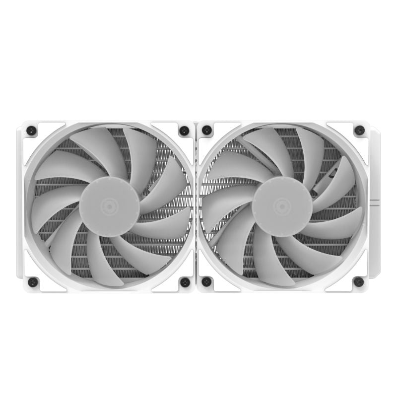 DarkFlash Radiant DC 240 ARGB AIO Liquid CPU Cooler Fan (White)