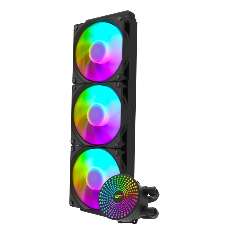 Darkflash Radiant DC-360 ARGB 360MM Liquid CPU Cooler Fan (Black)