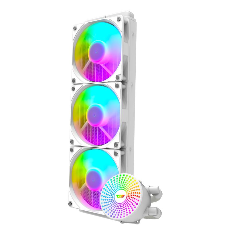 DarkFlash Radiant Dc 360 ARGB 360MM Liquid CPU Cooler Fan (White)